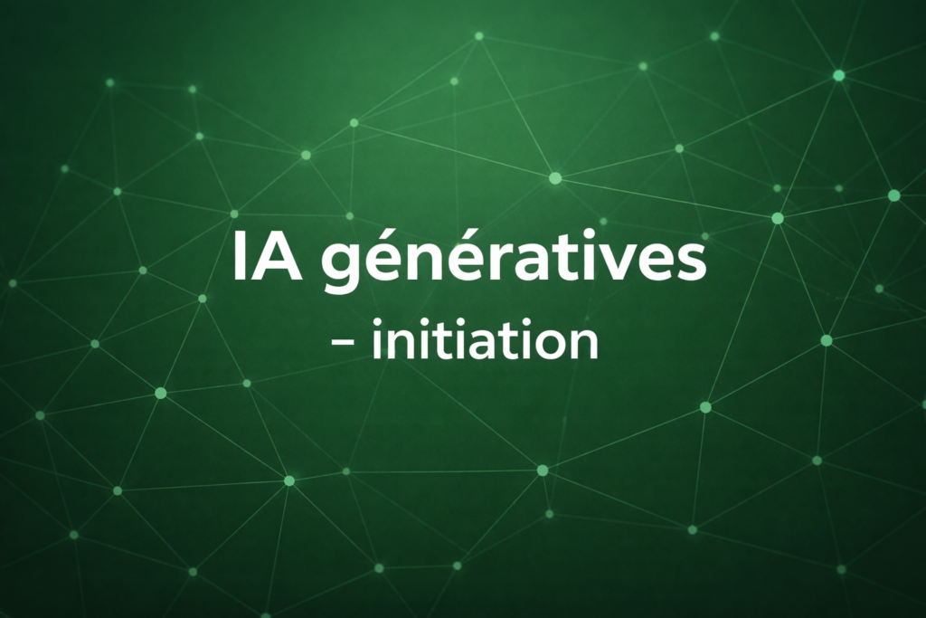 IA génératives initiation